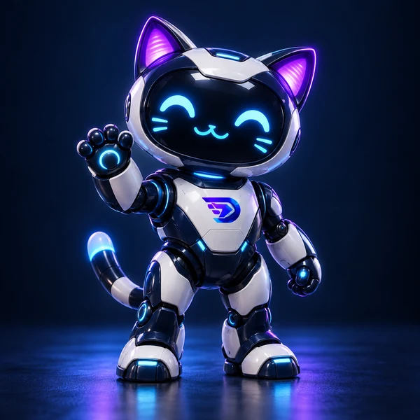 Mascote robótico Formata PC
